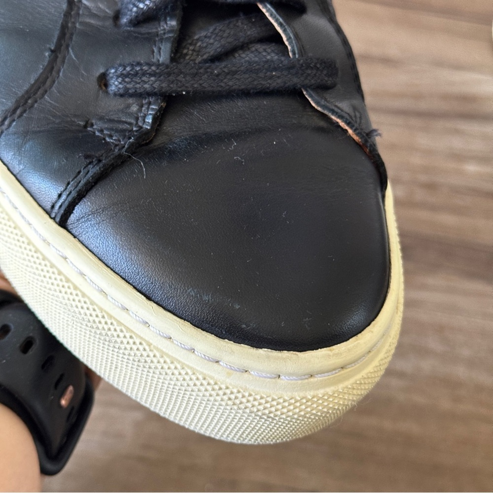 Beckett Simonon black leather sneakers size 44 US 10 - Picture 6 of 14